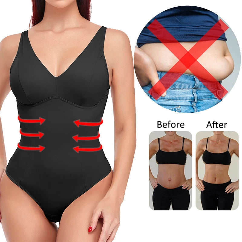 Women's Slim Full Body Shaper with Built-in Bra