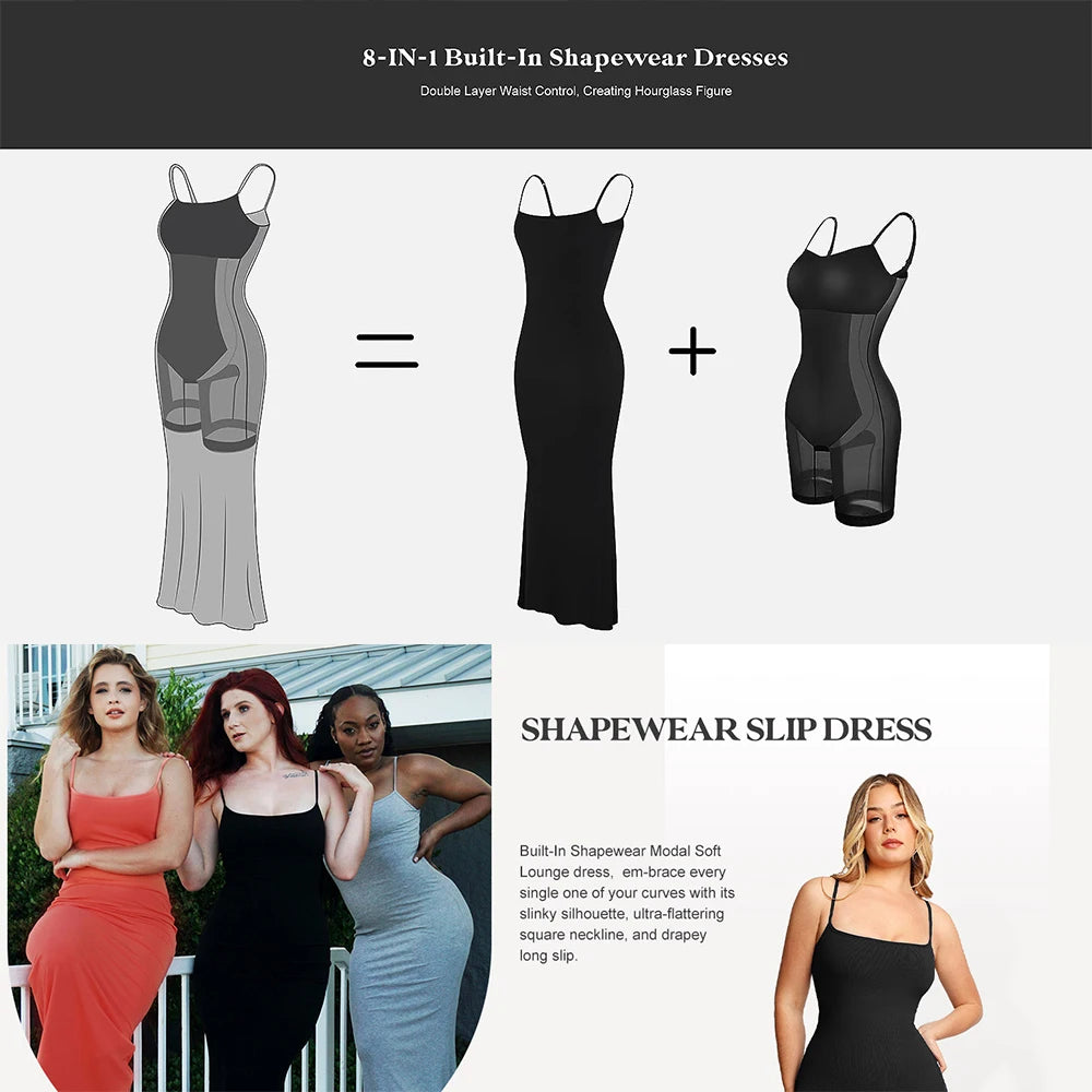 NEW Women Full Body Shaper Dress