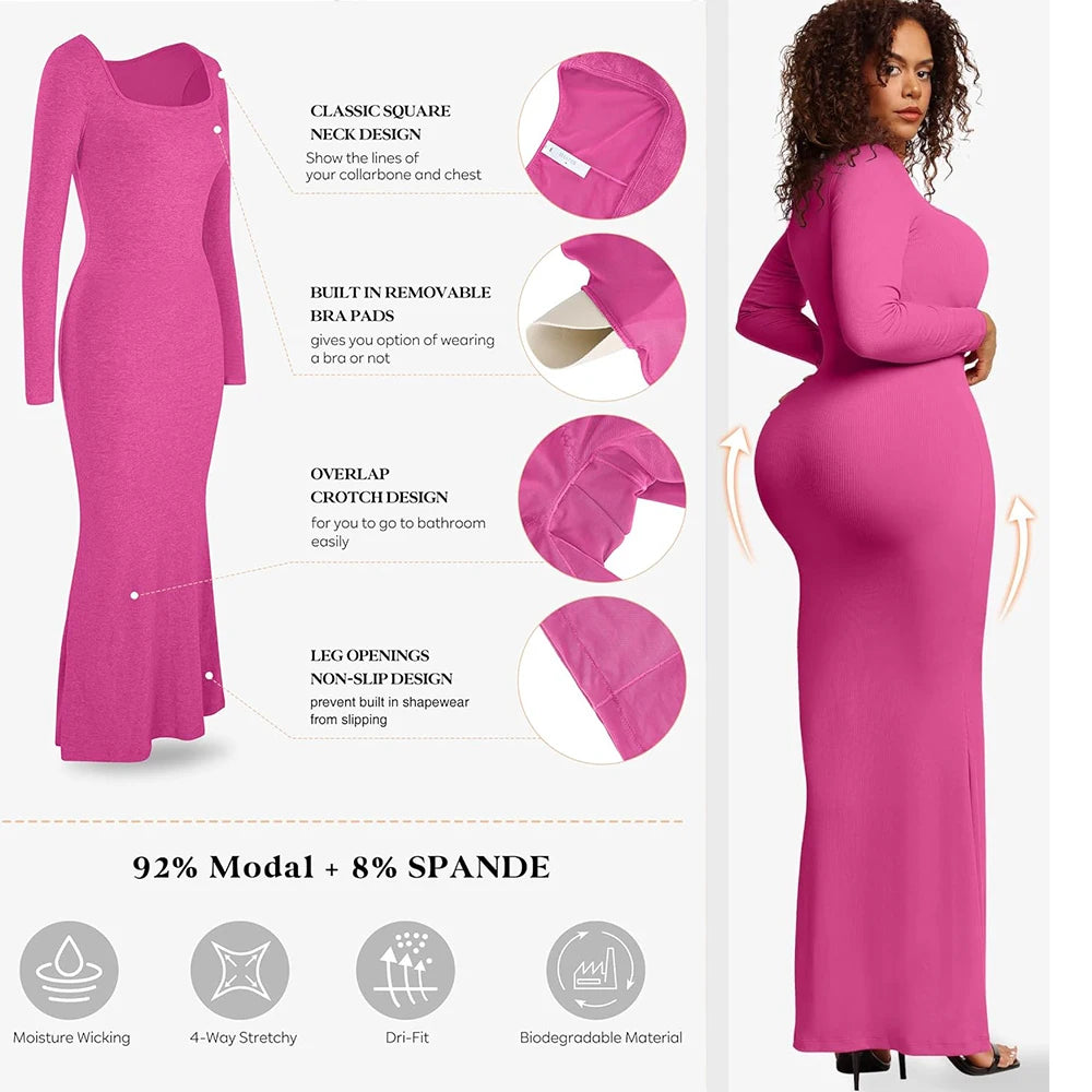 Long Body Shapewear Dress